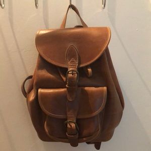 Beautifully crafted leather backpack never used.